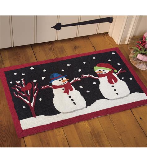 bathroom mat christmas|washable christmas rugs.